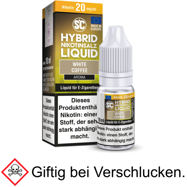 Liquid White Coffee 20 mg/ml Hybrid Nikotinsalz - SC