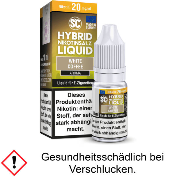 Liquid White Coffee 5 mg/ml Hybrid Nikotinsalz - SC