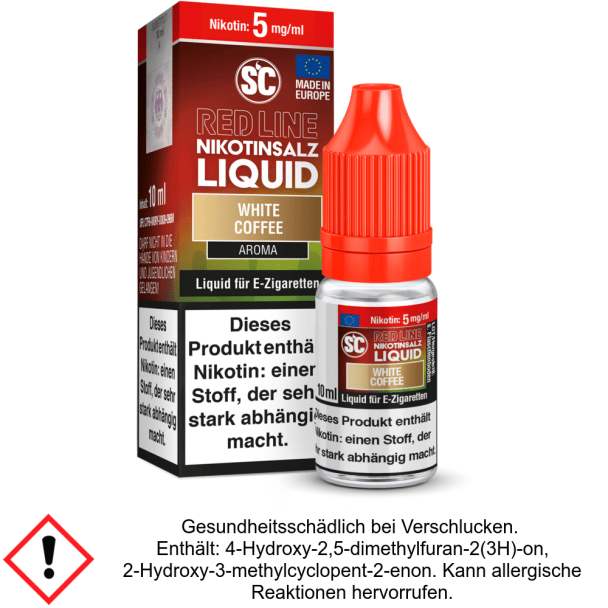 Liquid White Coffee 5 mg/ml SC Red Line Nikotinsalz