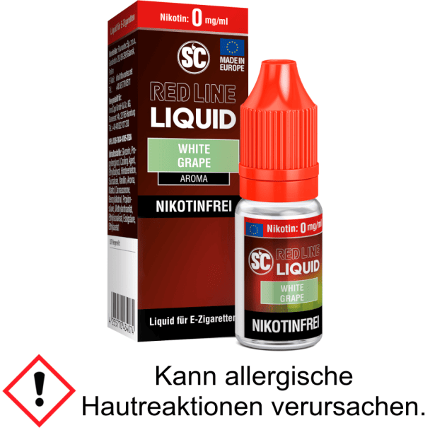 Liquid White Grape 0 mg/ml SC Red Line Nikotinfrei