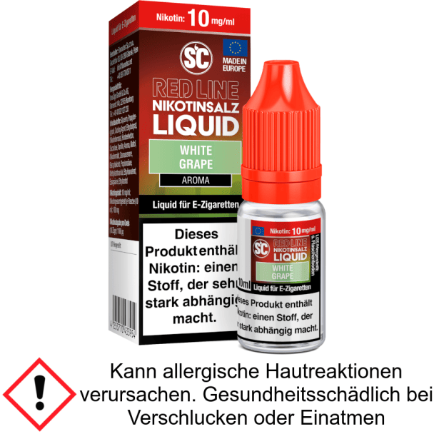 Liquid White Grape 10 mg/ml SC Red Line Nikotinsalz