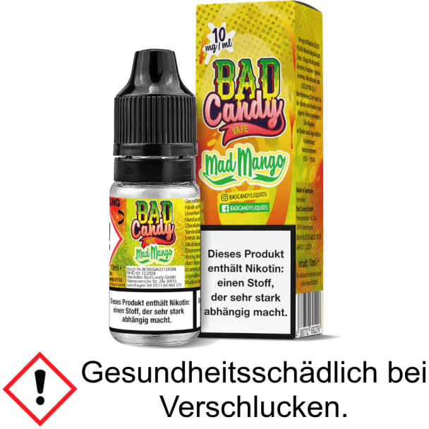  Mad Mango Bad Candy Liquids 10 mg/ml Nikotinsalz Liquid