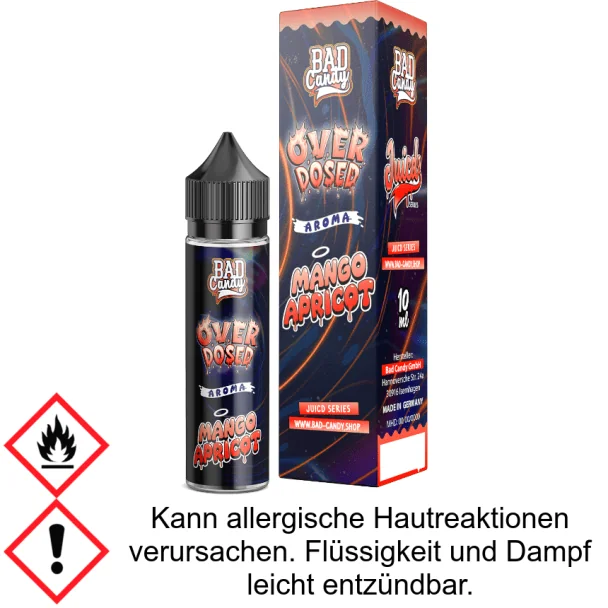 Mango Apricot - Juicd - Aroma Overdosed 10 ml -Bad Candy Liquids