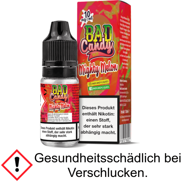 Mighty Melon Bad Candy Liquids 10 mg/ml Nikotinsalz Liquid
