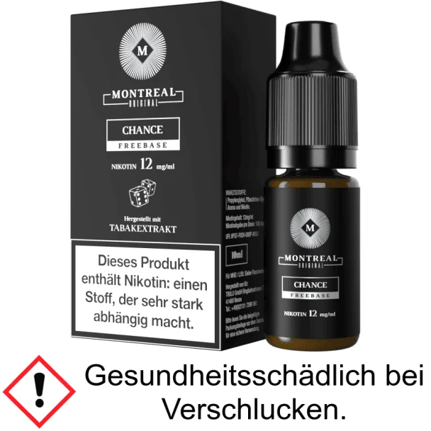 Montreal Original - Chance E-Zigaretten Liquid 12 mg/ml