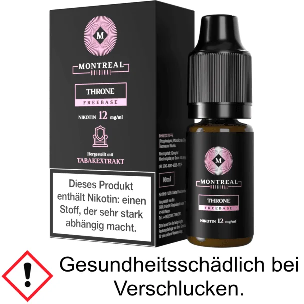 Montreal Original - Throne E-Zigaretten Liquid 12 mg/ml