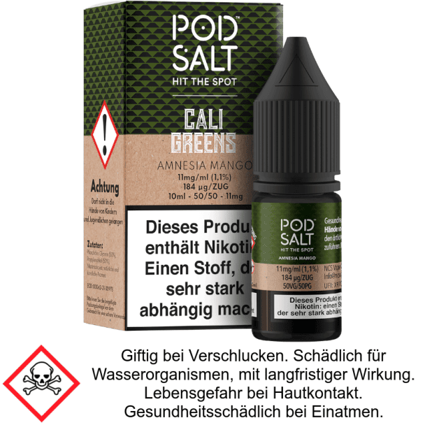 Pod Salt Fusion - Amnesia Mango - Nikotinsalz Liquid 11 mg/ml