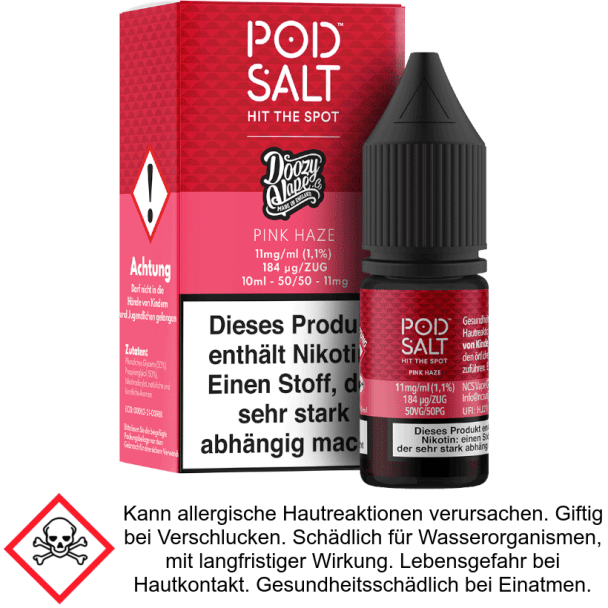 Pod Salt Fusion - Pink Haze - Nikotinsalz Liquid 11 mg/ml