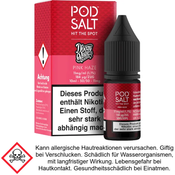 Pod Salt Fusion - Pink Haze - Nikotinsalz Liquid 11 mg/ml