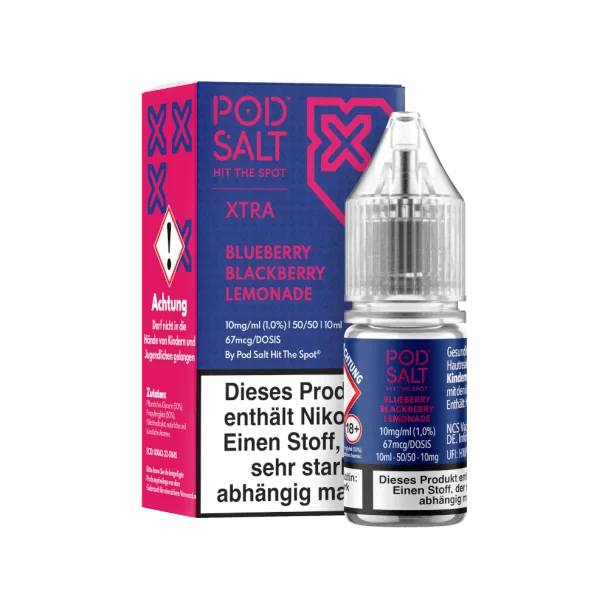 Pod Salt X - Blueberry Blackberry Lemonade - Nikotinsalz Liquid