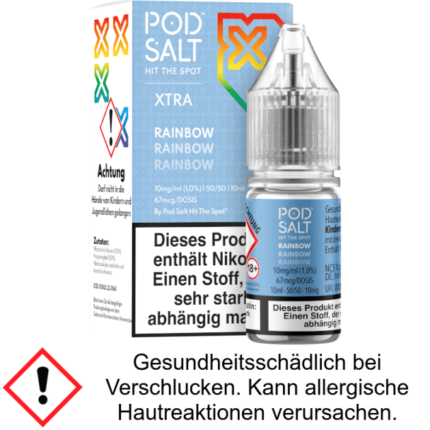 Pod Salt X - Rainbow - Nikotinsalz Liquid 10 mg/ml