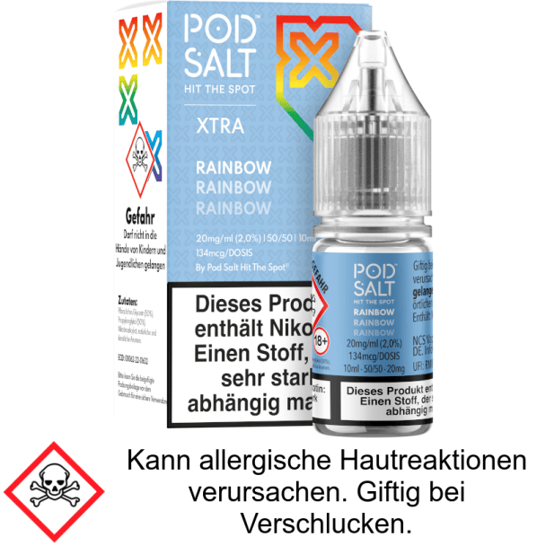 Pod Salt X - Rainbow - Nikotinsalz Liquid 20 mg/ml