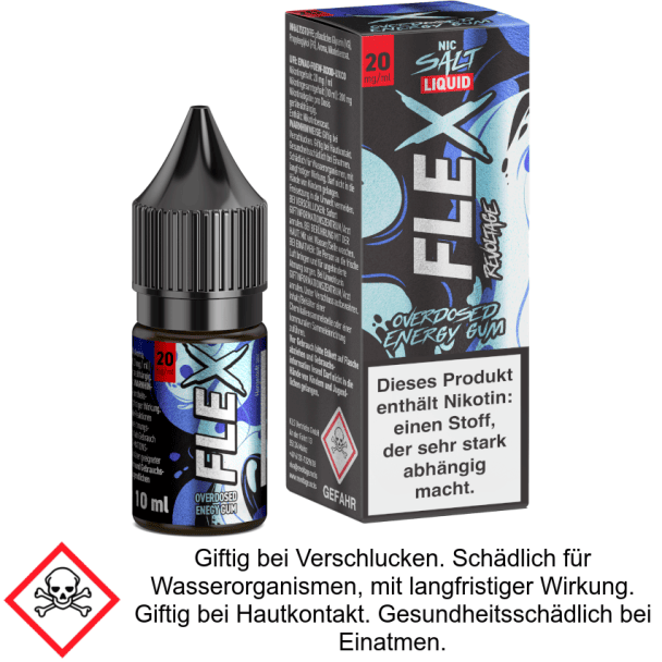 Revoltage - FLEX - Overdosed Energy Gum - Nikotinsalz Liquid 20 mg/ml