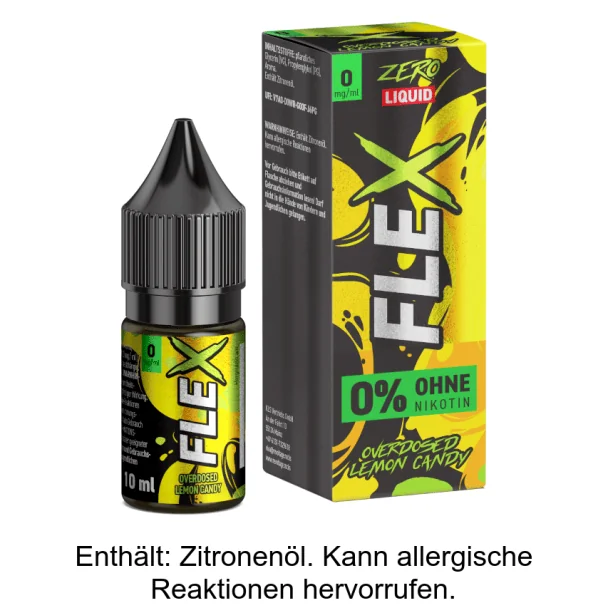Revoltage - FLEX - Overdosed Lemon Candy - Nikotinsalz Liquid 0 mg/ml