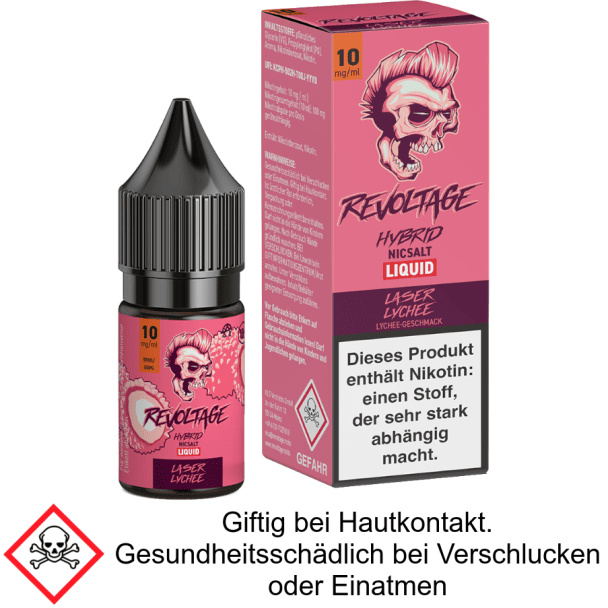 Revoltage - Laser Lychee - Hybrid Nikotinsalz Liquid 10 mg/ml