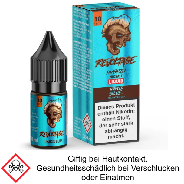 Revoltage - Tobacco Blue - Hybrid Nikotinsalz Liquid 10 mg/ml