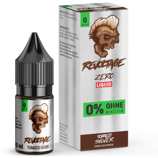 Revoltage - Tobacco Silver - Hybrid Nikotinsalz Liquid 0 mg/ml
