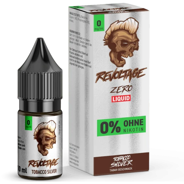 Revoltage - Tobacco Silver - Hybrid Nikotinsalz Liquid 0 mg/ml