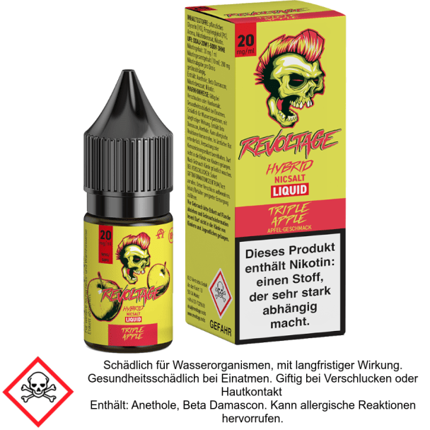 Revoltage - Triple Apple - Hybrid Nikotinsalz Liquid 20 mg/ml