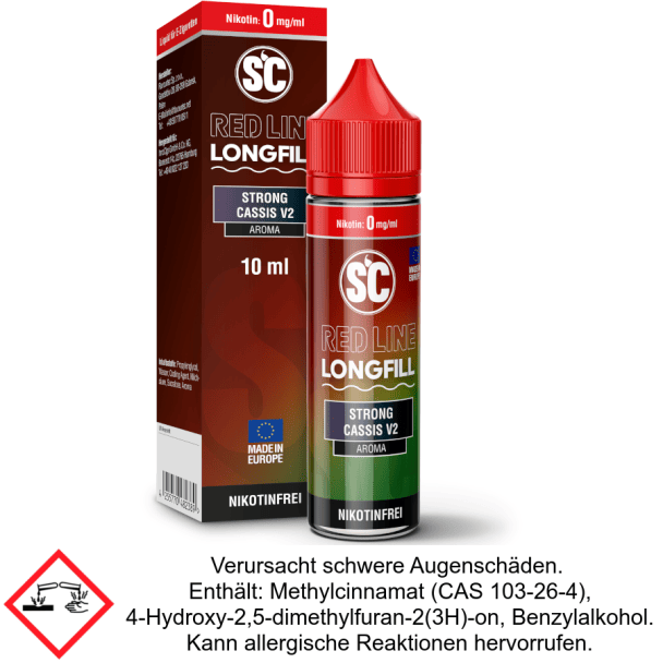 SC - Red Line - Aroma Strong Cassis V2 10 ml