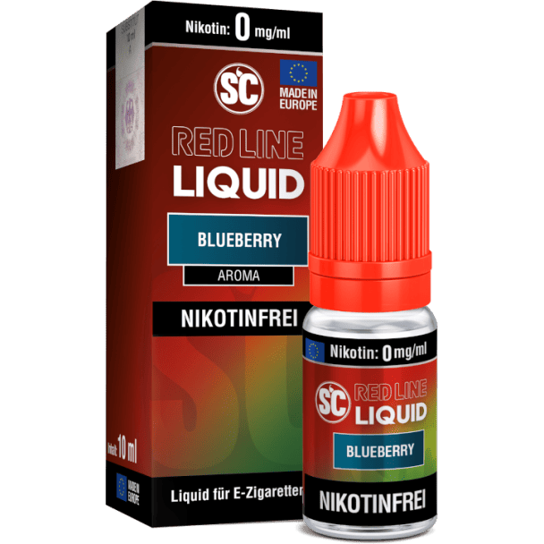 SC - Red Line Nikotin - Blueberry 0 mg/ml