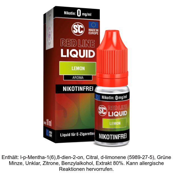 SC - Red Line Nikotin - Lemon 0 mg/ml