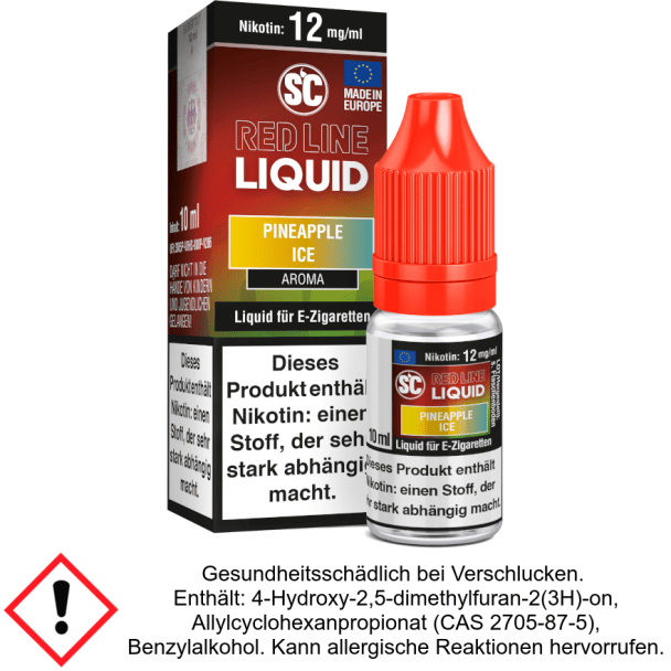 SC - Red Line Nikotin - Pineapple Ice 12 mg/ml