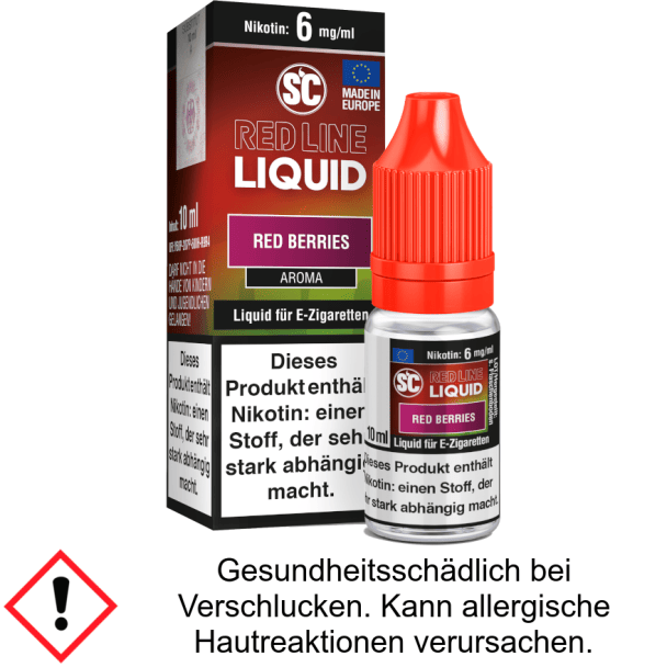 SC - Red Line Nikotin - Red Berries 6 mg/ml