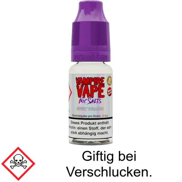 Vampire Vape - Sweet Tobacco - Nikotinsalz Liquid 20 mg/ml